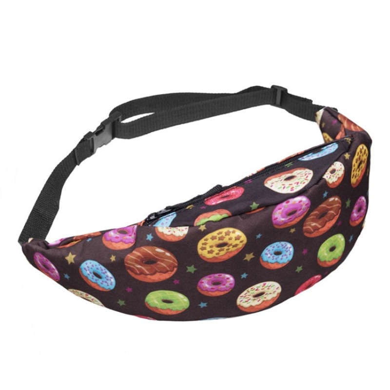 Colorful Waist Bag Fanny Pack Style Belt Bag Women Travelling Bag (One Size)