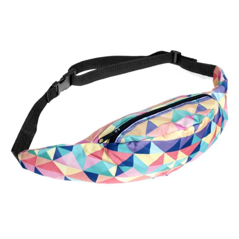 Colorful Waist Bag Fanny Packs Style Belt Bag Women Waist Pack Travelling Bag (Colorful)