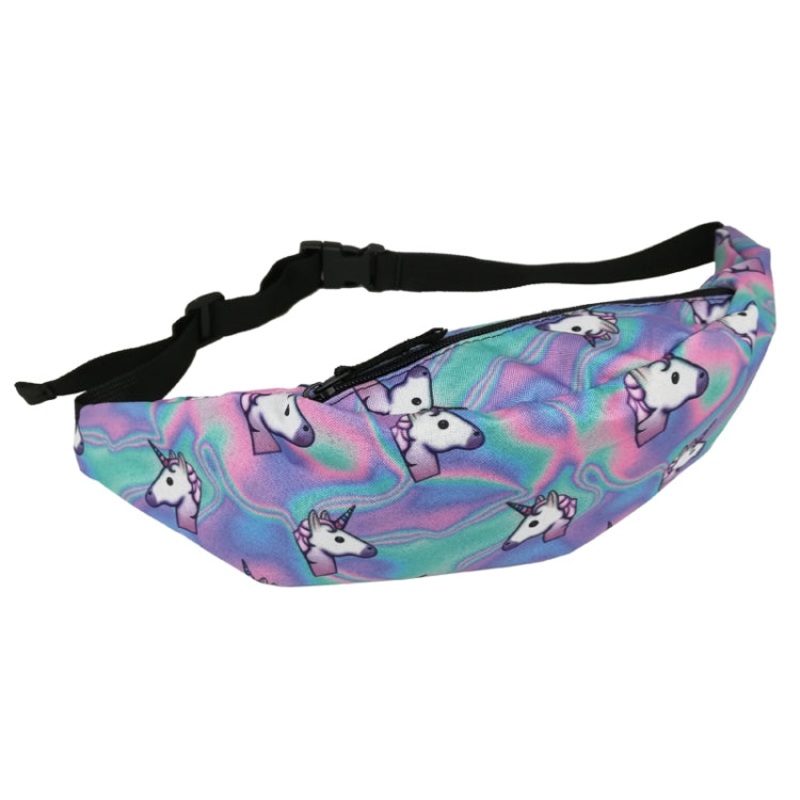 Colorful Waist Bag Fanny Packs Style Belt Bag Women Waist Pack Travelling Bag (Multi)