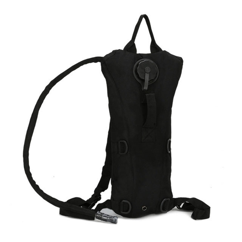 Hydration Backpack Outdoor Camping Water Bladder Bag for Cycling (Black)