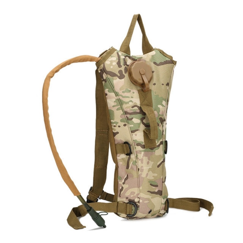 Water Bag Hydration Backpack Outdoor Camping Nylon Camel Water Bladder Bag For Cycling (CP camouflage)