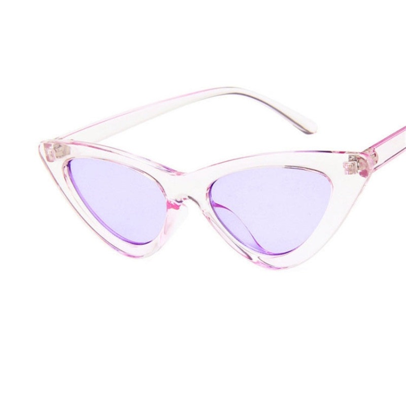 Sexy Ladies Cat Eye Sunglasses Women Vintage Sun Glasses(Purple)