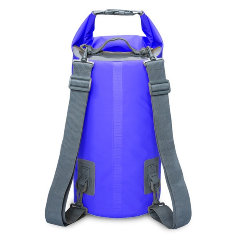 Waterproof Outdoor Dual Shoulder Strap Dry Bag Dry Sack, Capacity: 30L (Dark Blue)