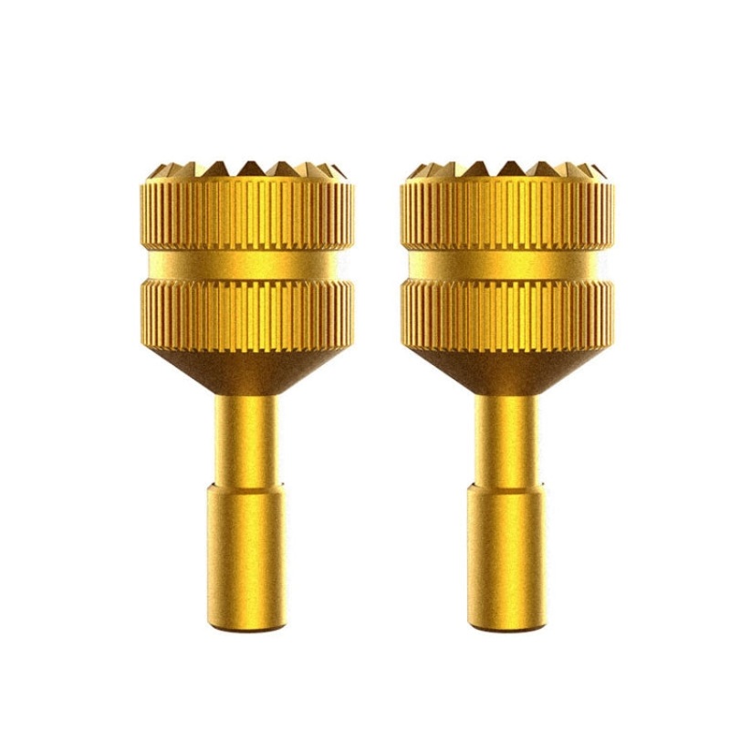 1 Pair Sunnylife MM3-YG393 For DJI Mini3 Pro DJI RC With Screen Remote Control Thumb Rocker (Gold)