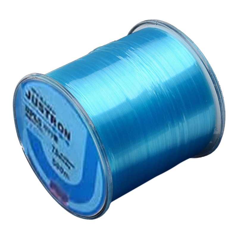 5.0# 0.37mm 13.5kg Tension 500m Extra Strong Imported Raw Silk Nylon Fishing Line (Blue)