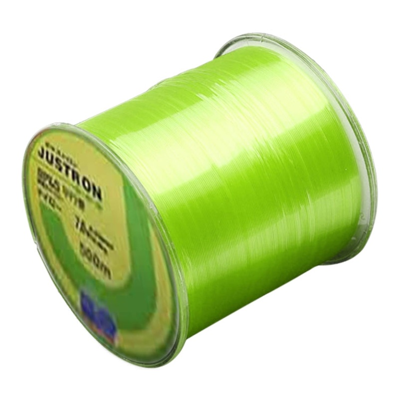 5.0# 0.37mm 13.5kg Tension 500m Extra Strong Imported Raw Silk Nylon Fishing Line (Grass Yellow)
