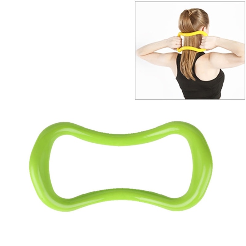 Smooth Yoga Pilates Magic Circle Fascia Stretching Training Ring (Green)