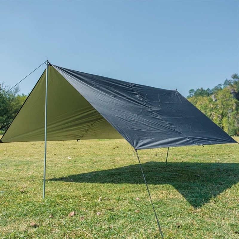 Multi-Function Outdoor Waterproof Sunscreen Beach Awning Tent Sun Shelter Pergola (Black)