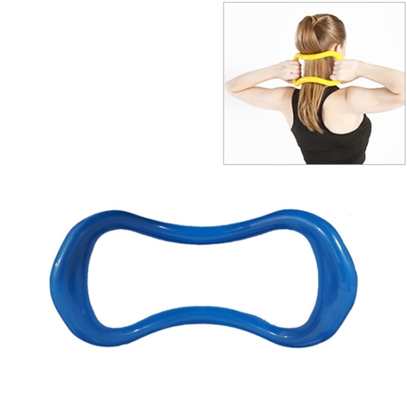 Smooth Yoga Pilates Magic Circle Fascia Stretching Training Ring Blue (One Size)