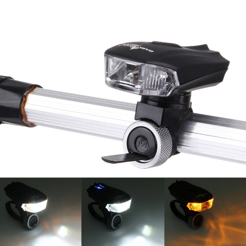 Waterproof USB Rechargeable 5 Modes COB LED Bike Taillight with Yellow & White Light (400LM)