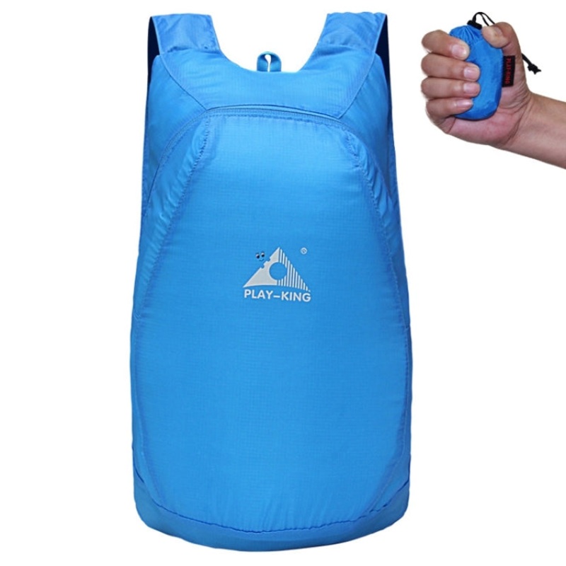 20L Outdoor Climbing Portable Foldable Anti-splash Ultralight Backpack, Max Load: 15kg (Blue)