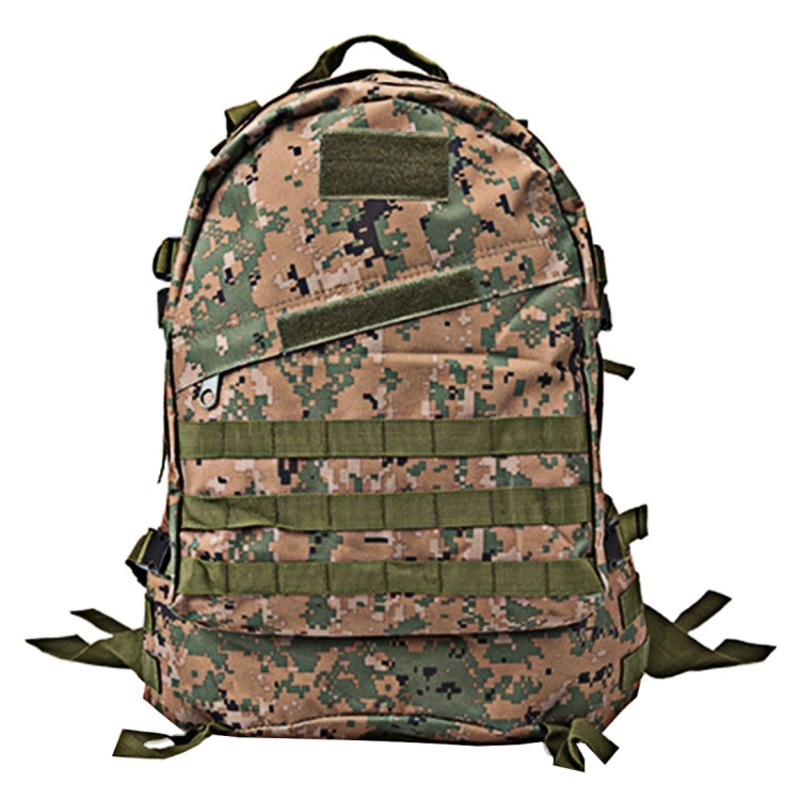 Fashion Camouflage Style Men Oxford Cloth Backpack Shoulders Bag Outdoors Hiking Camping Travelling Bag 40L with Expanded MOLLE Magic Sticker Adjustable Shoulder Strap (Size: 51 x 42 x 22 cm)