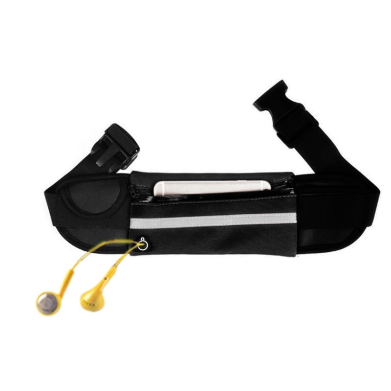Minimalist Stylish Multifunctional Outdoor Sports Waist Bag (Black)