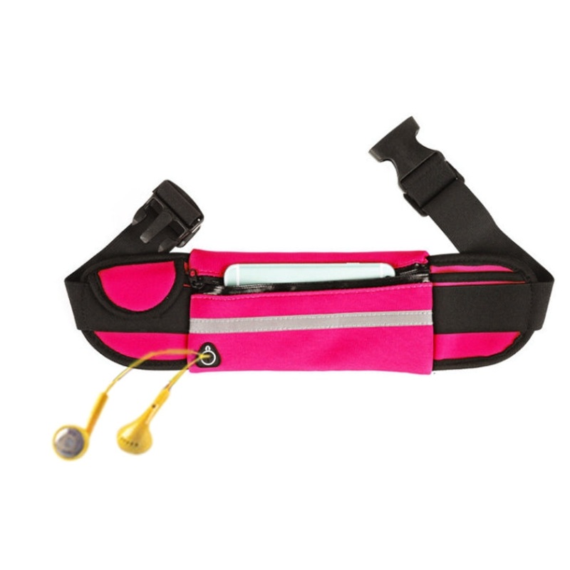 Stylish Multifunctional Outdoor Sports Running Hiking Waist Bag for 6 inch Phone (Magenta)