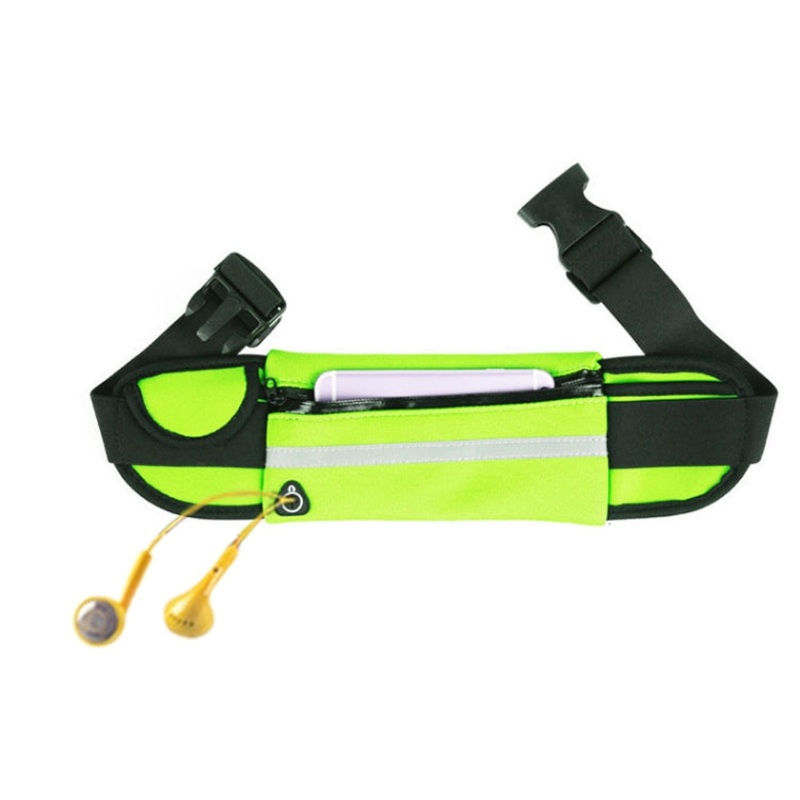 Stylish Multifunctional Outdoor Sports Waist Bag for 6 inch Phone with Card Pocket & Earphone Hole (Green)
