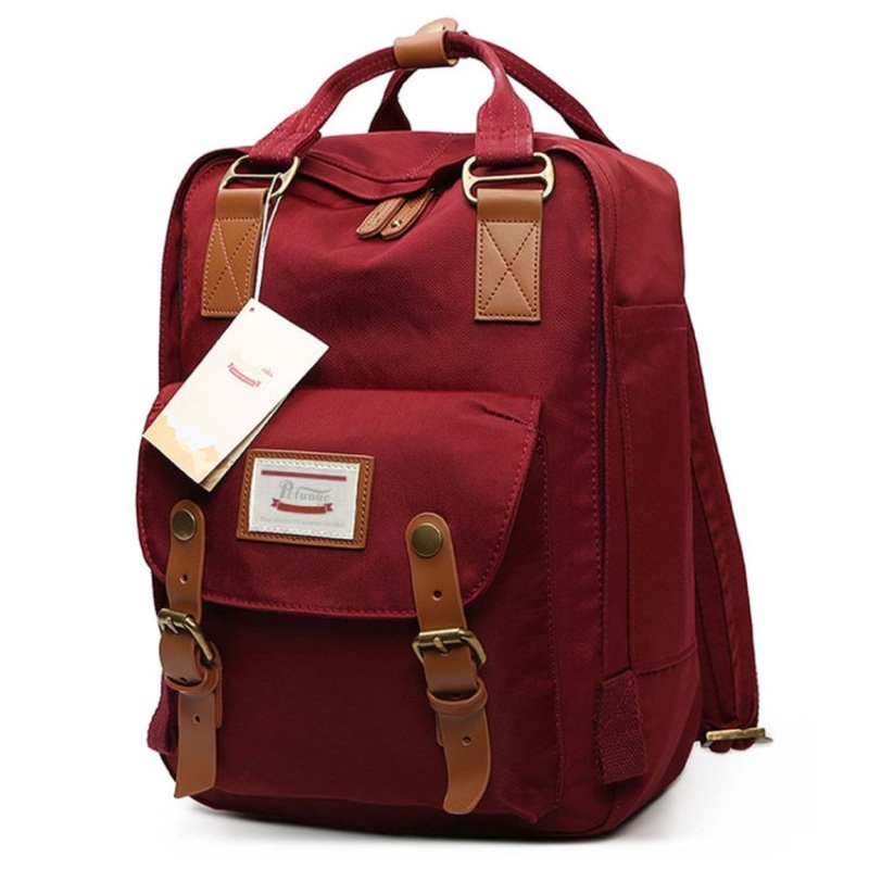 Fashion Casual Travel Backpack Laptop Bag Student Bag with Handle, Size: 38x28x11cm (Black)
