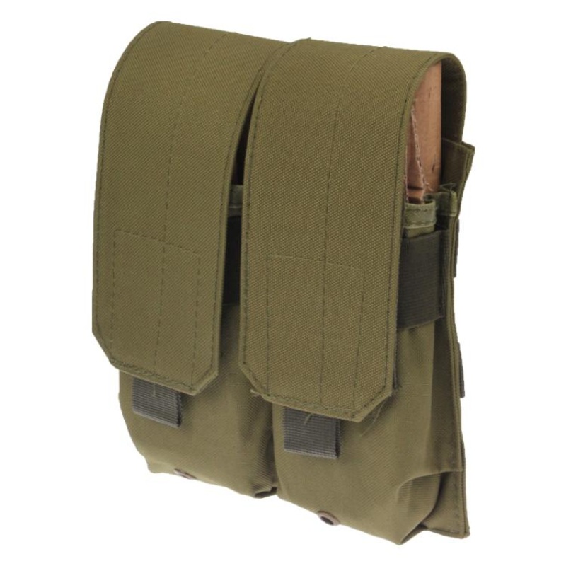 Duplex Canvas Pouch with Quick Release Buckles (Army Green)