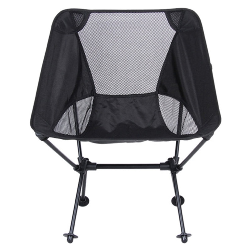 Portable Folding Camping Chair Light Fishing Beach Chair Aviation Aluminum Alloy Backrest Recliner (Black, Blue, Red)