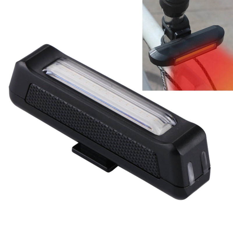 USB Rechargeable Head Light with Holder 100 Lumens (Red)