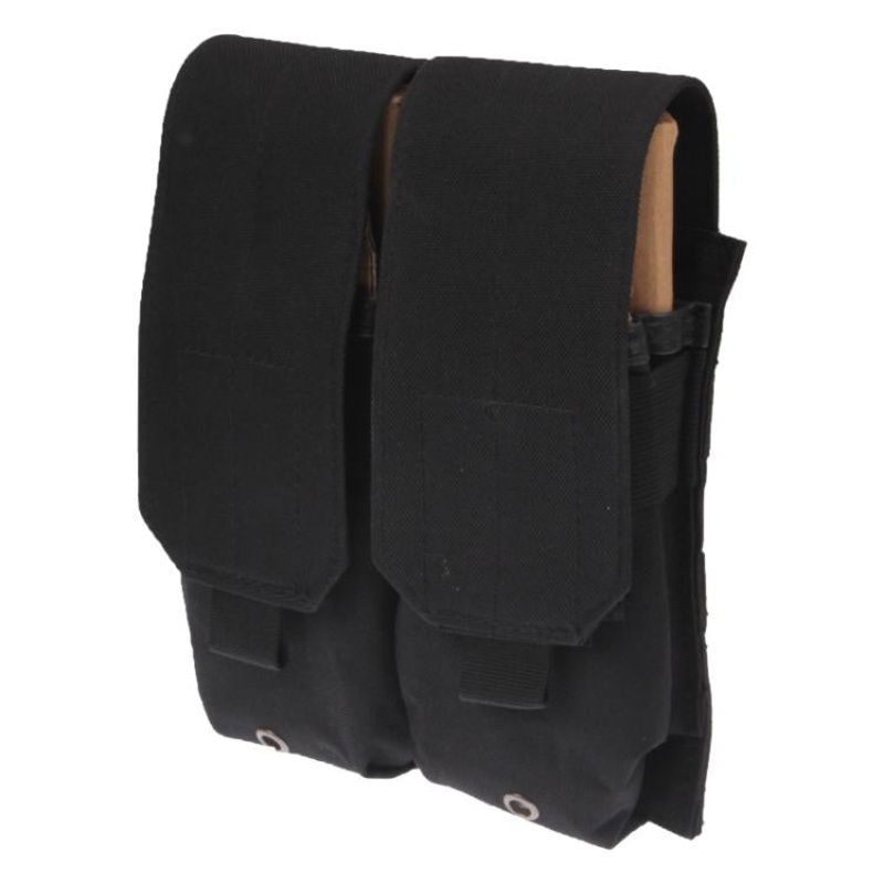 Duplex Canvas Clips Pouch with Quick Release Buckles (Black)