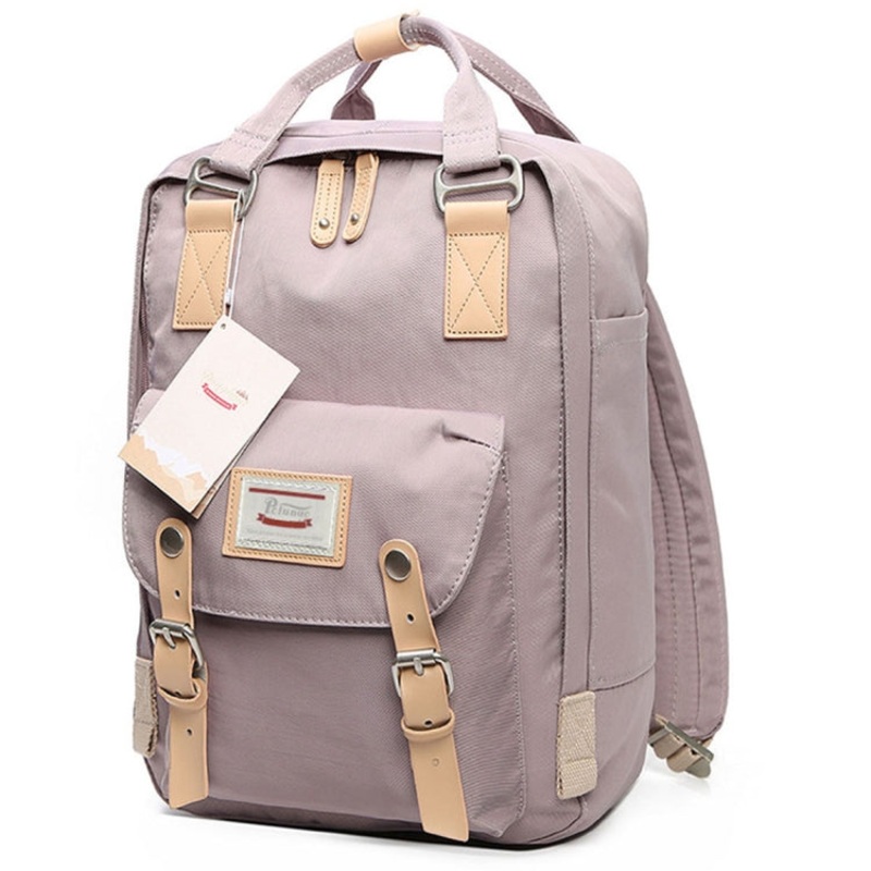 Fashion Casual Travel Backpack Laptop Bag Student Bag with Handle (38x28x15cm) Black