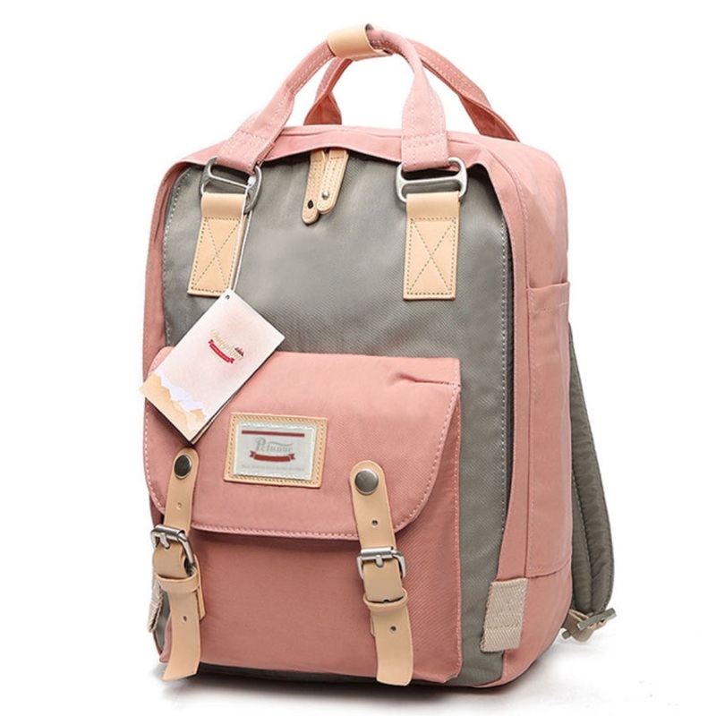 Fashion Casual Travel Backpack Laptop Bag Student Bag with Handle (Black, 38x28x11cm)