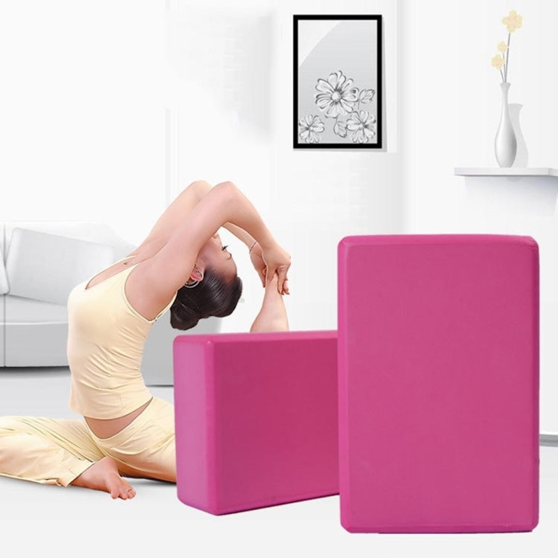 High Density Yoga Block Foam Brick Home Exercise Fitness Health Gym Practice Tool (23x15x7.5cm)