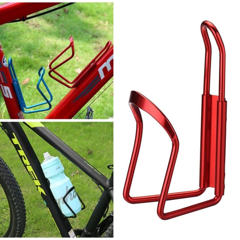 Portable Drinking Cup Water Bottle Cage Holder Bracket Stand for Bike (Red)