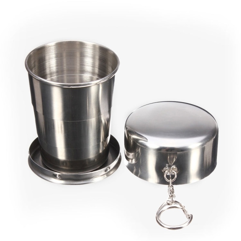 Stainless Steel Retractable Outdoor Cup (Small)