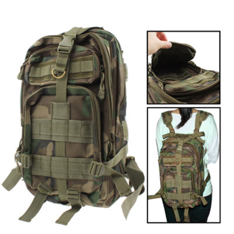 Waterproof Nylon Oxford Backpack Bag with Adjustable Strap (3P)