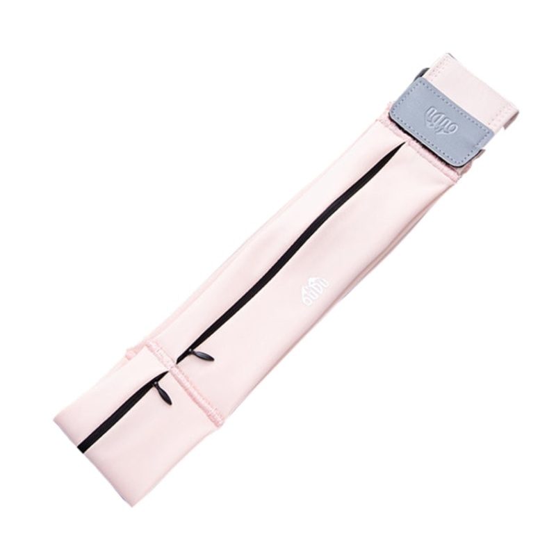 Large Outdoor Sports Portable Wrap-Around Waist Pack Unisex Cell Phone Bag (Light Pink)