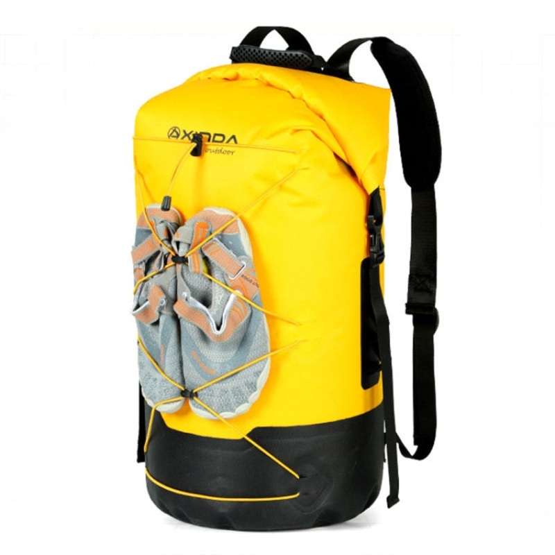 Waterproof Outdoor Stream Tracing Backpack Diving Bag Yellow (16L)