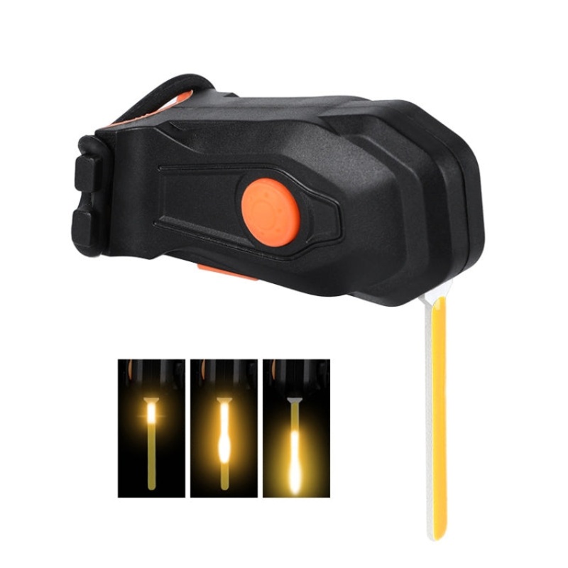 Bicycle Flowing Warning Tail Light Mountain Bike Night Riding Safety Indicator Light (Yellow)
