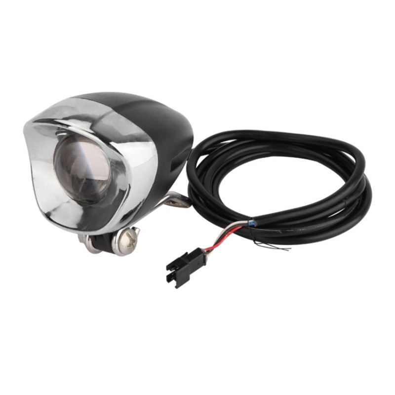 For KUGOO M5 AIMITE Electrical Scooter Front Headlight Warning Lights(Black)
