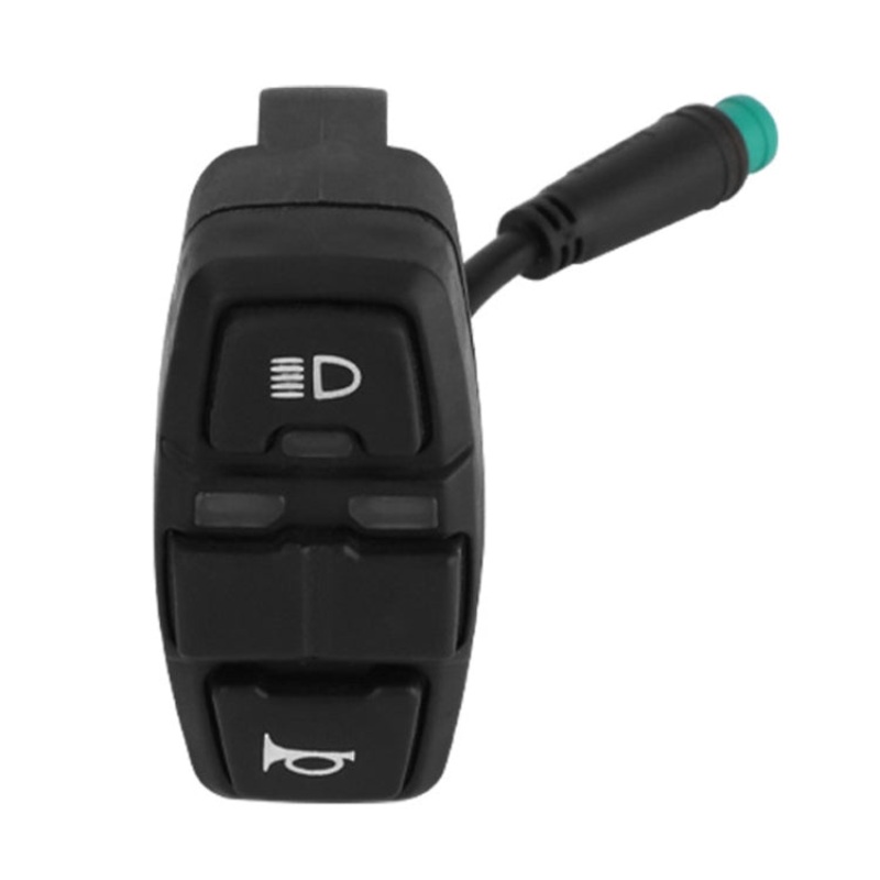 For KUGOO M5 AIMITE Electrical Scooter Horn Headlight Steering Control Three Function Switch(Black)