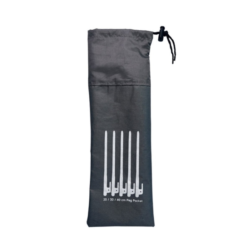 Ground Spike Storage Bag 30cm Portable Handheld Storage bag Outdoor Camping Accessory (M)