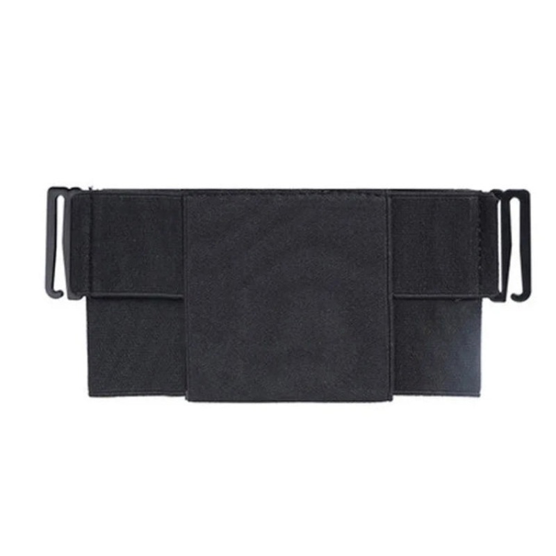 Mini Close-Fitting Outdoor Sports Elastic Invisible Mobile Phone Waist Bag with Cover (Black)