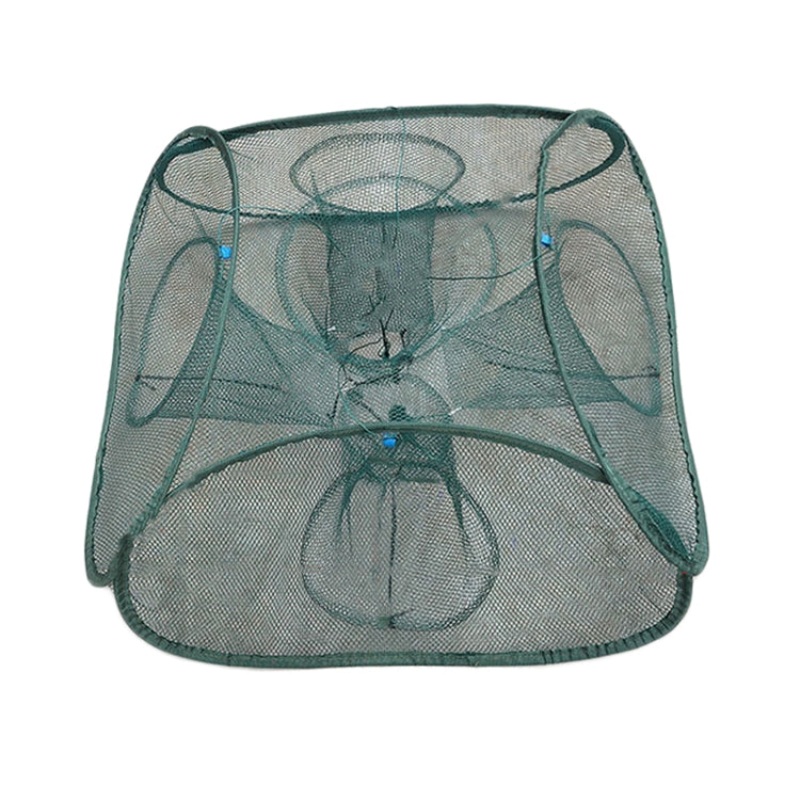 Automatic Folding Fishing Cage Square Fishing Net Shrimp Fishing Gear, Specification: 5 Holes