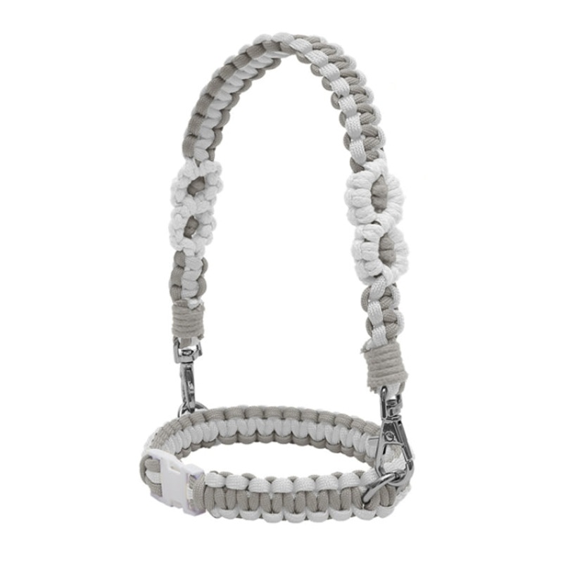 Hand Woven Boho Daisy Mug Strap for Water Mug - Gray (40oz)