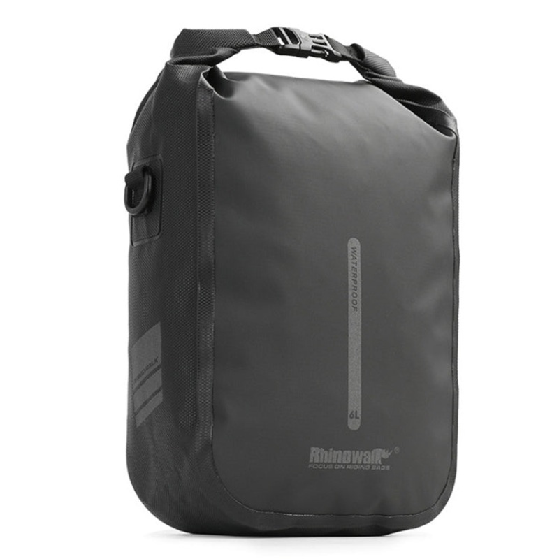 Waterproof Outdoor Cycling Quick-Release Buckle Bicycle Front Fork Bag (Black)