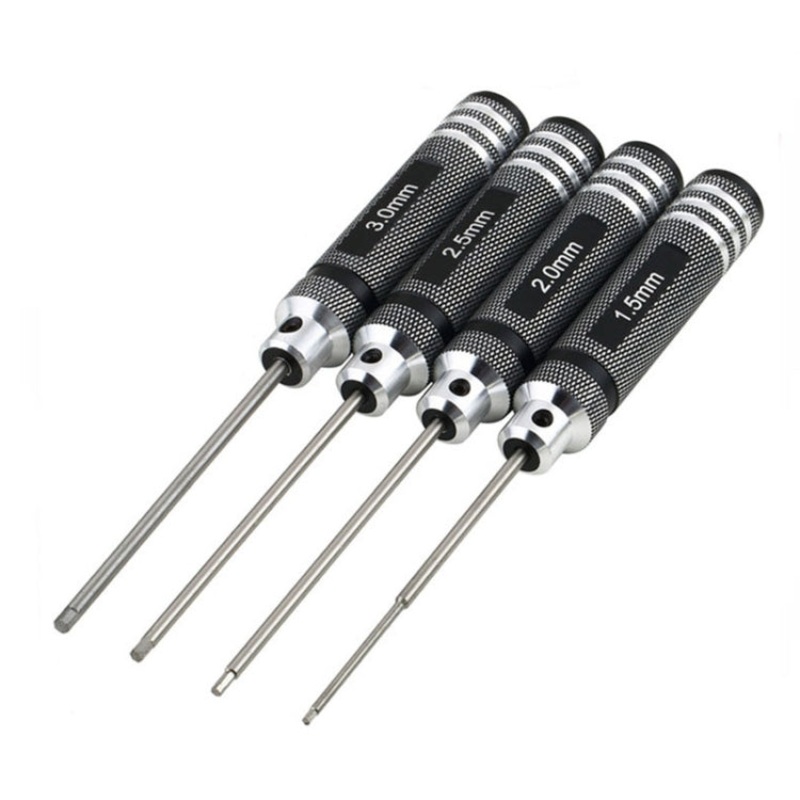 BRDRC 4 In 1 Drone Repair And Disassembly Tool Inner Hexagonal T6/T9 Screwdriver (Black)