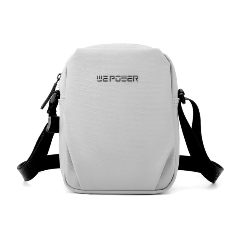 Mini Casual Crossbody Bag Lightweight Single Shoulder Cell Phone Bag (White)
