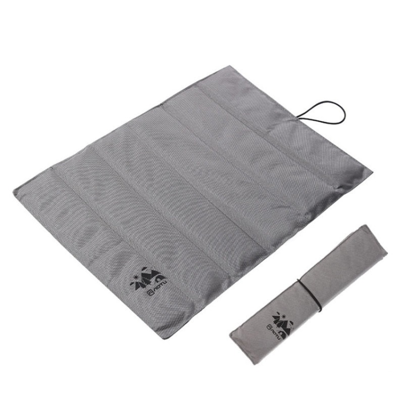 Portable Waterproof Picnic Cushion Moisture-Proof Camping Cushion Outdoor Beach Travel Folding Small Cushion (6 Fold Gray)
