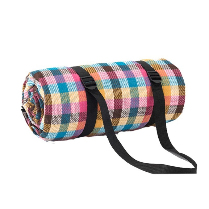 Thickened Moisture-Proof Beach Mat Outdoor Camping Tent Mat 150x200cm (Colorful)